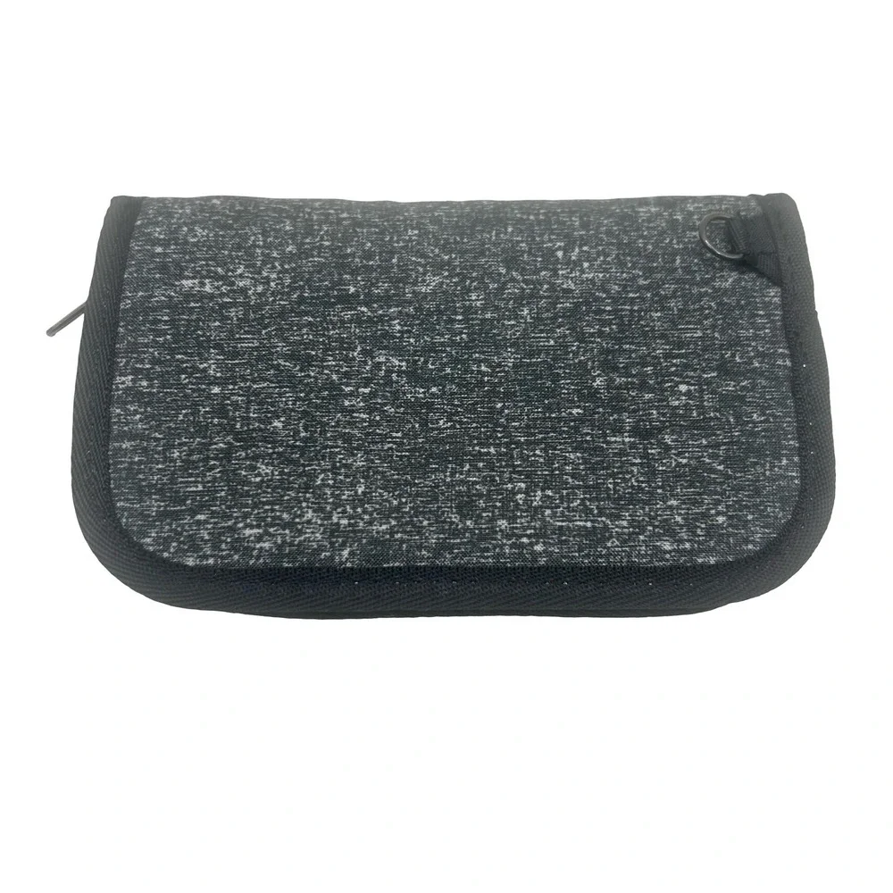 Eddie‎ Bauer Heather Grey Travel Wallet Crossbody Bag Organizer Vacation Hiking